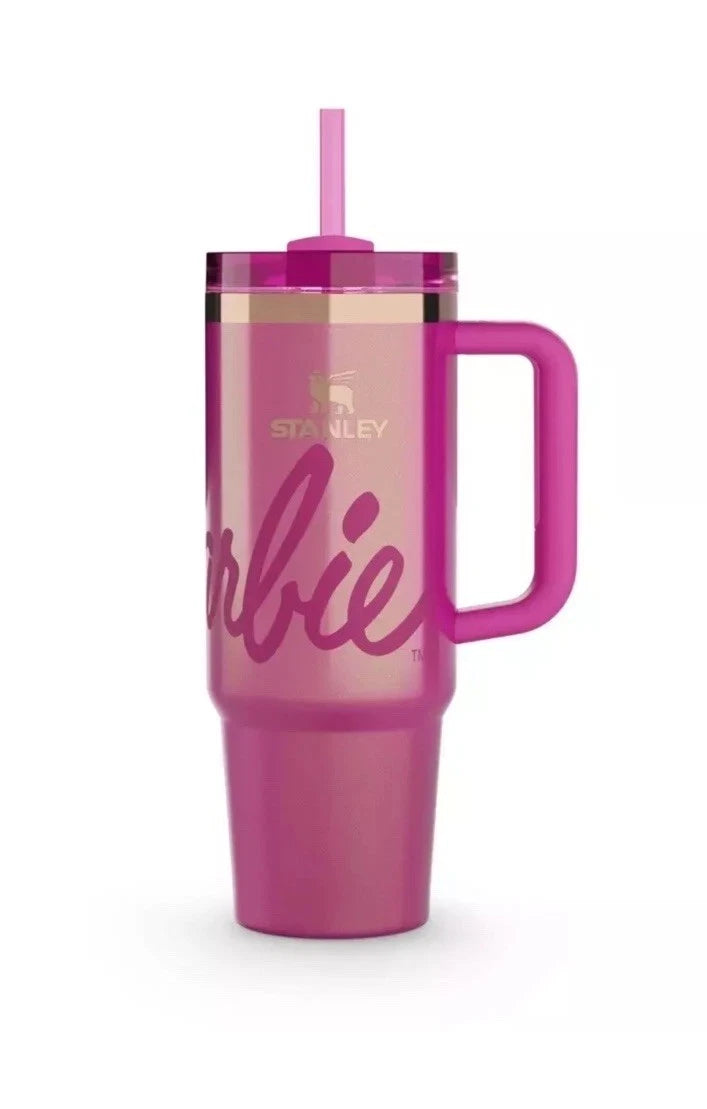 Barbie x Stanley 40oz FlowState Quencher H2.0 Tumbler Limited Edition
