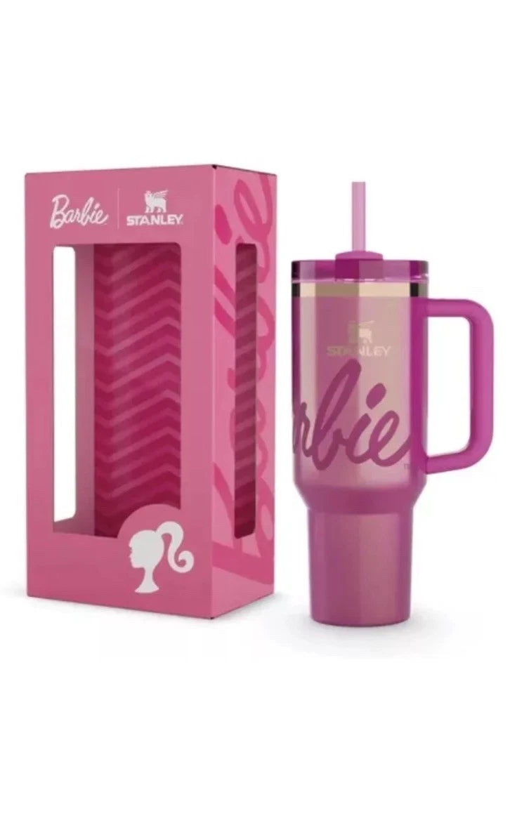 Barbie x Stanley 40oz FlowState Quencher H2.0 Tumbler Limited Edition