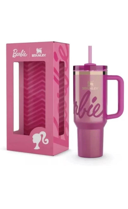 Barbie x Stanley 40oz FlowState Quencher H2.0 Tumbler Limited Edition