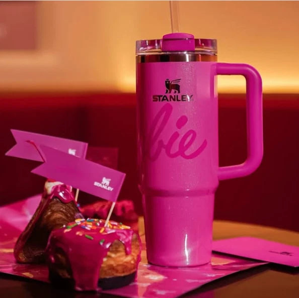 Barbie x Stanley 40oz FlowState Quencher H2.0 Tumbler Limited Edition